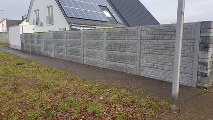 Betonzaun aus dem 2019 in 63762 Großostheim Deutschland von Zaunteam Westfranken.