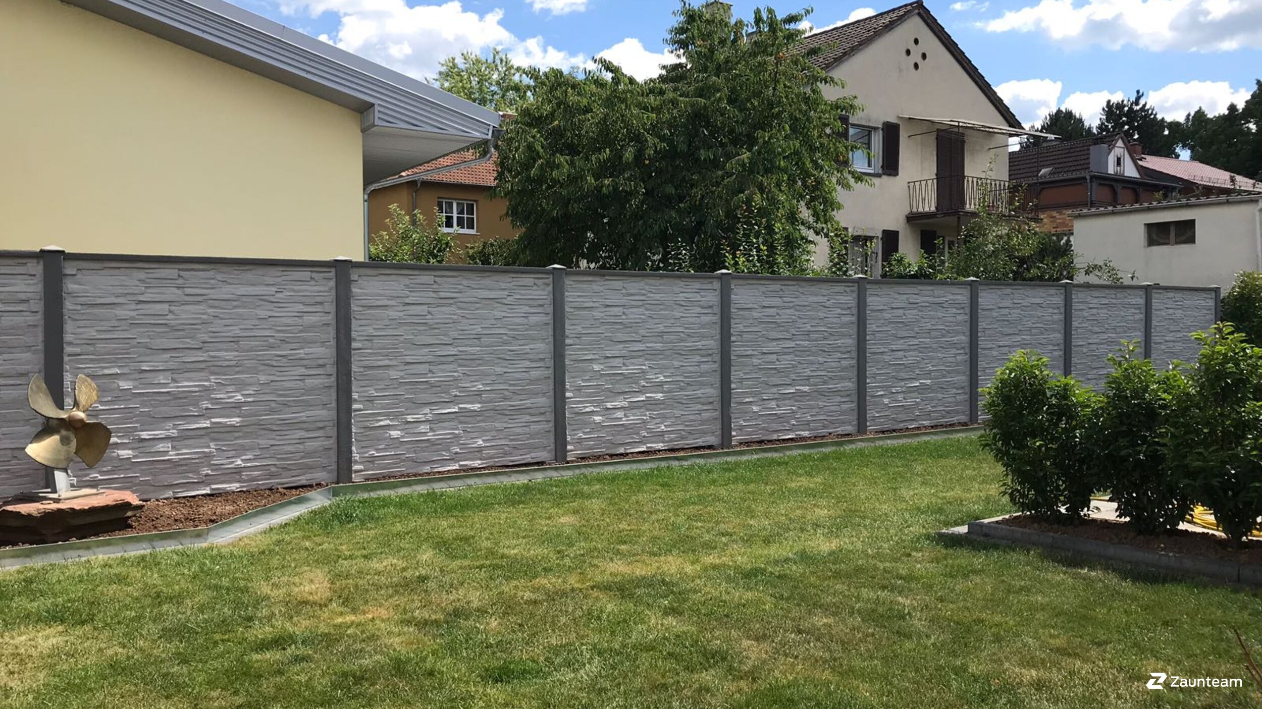 Betonzaun aus dem 2018 in 63906 Erlenbach Deutschland von Zaunteam Westfranken.
