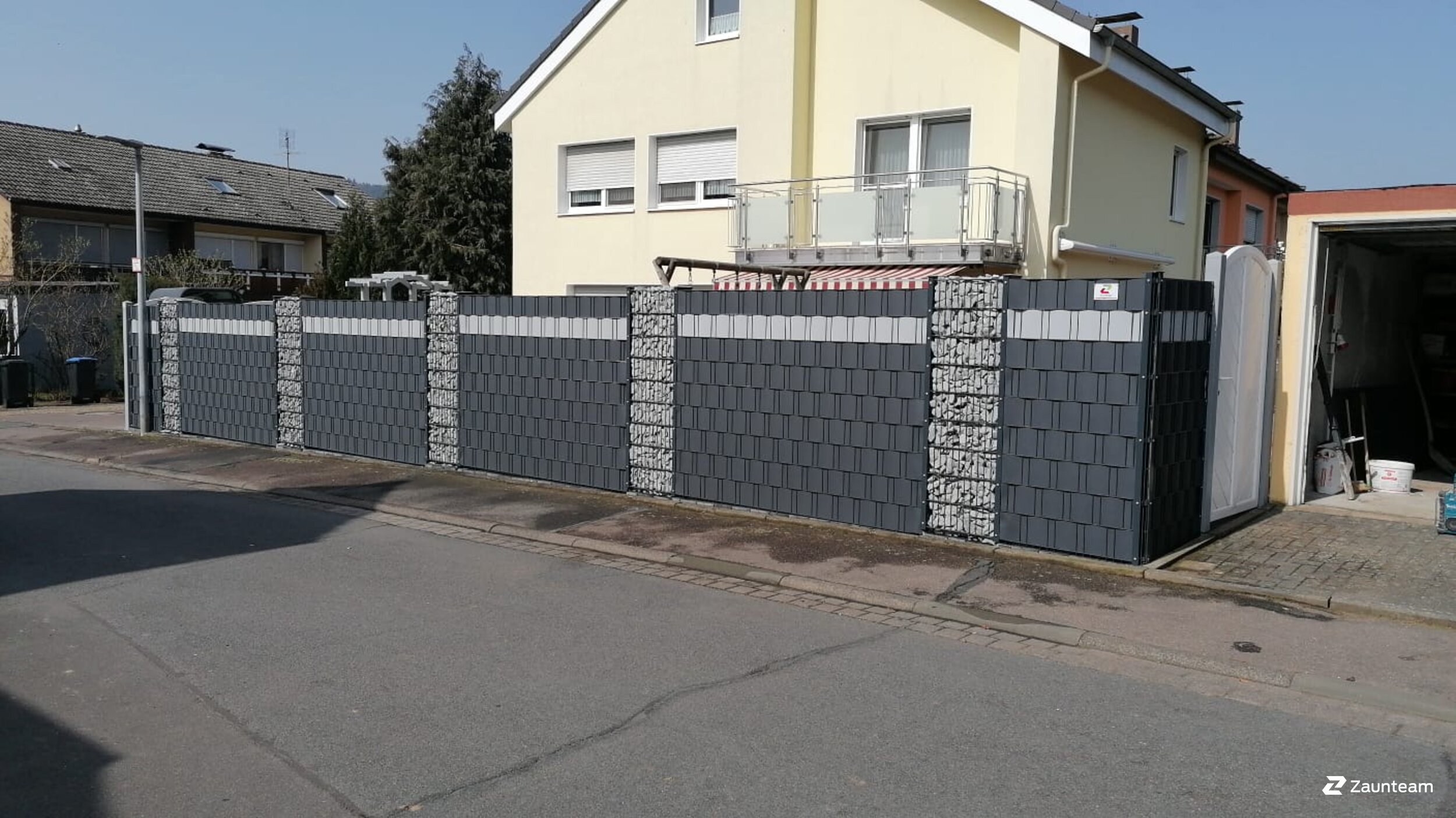 Flecht Sichtschutz aus dem 2021 in 63897 Mittenberg Deutschland von Zaunteam Westfranken.