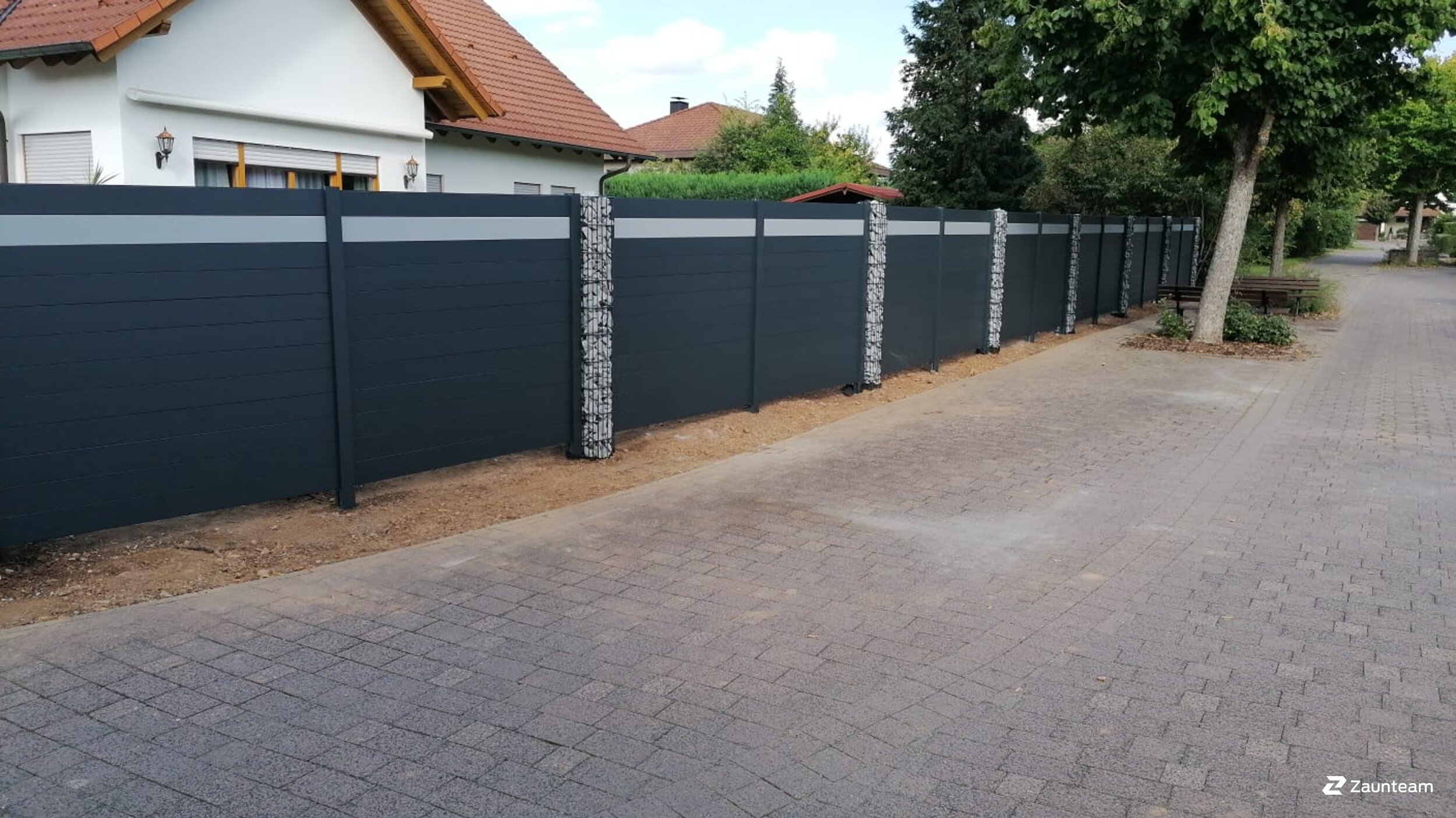 Aluminium Sichtschutz aus dem 2021 in 97900 Külsheim Deutschland von Zaunteam Westfranken.