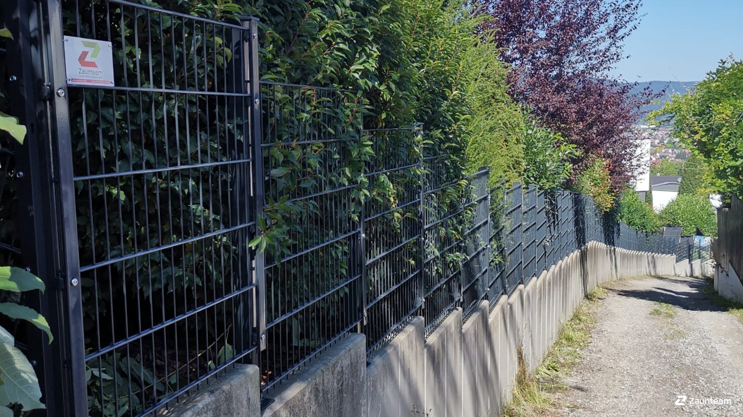 Doppelstabmattenzaun aus dem 2021 in 63897 Miltenberg  Deutschland von Zaunteam Westfranken.