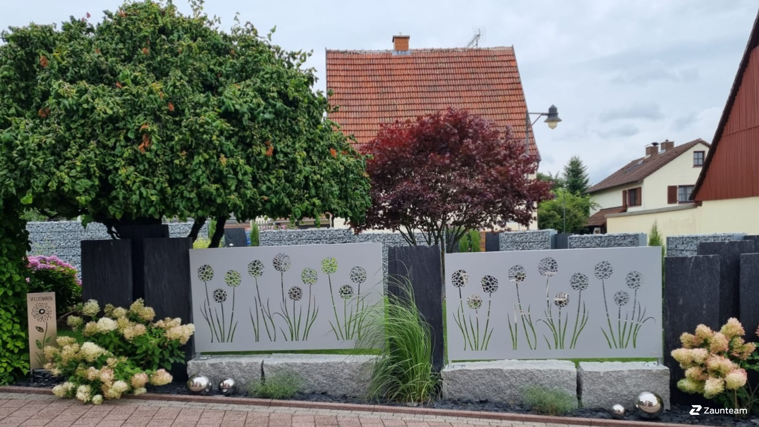 Design Sichtschutz aus dem 2021 in 97852 Schollbrun Deutschland von Zaunteam Westfranken.