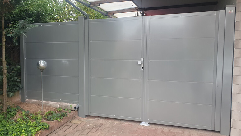 Aluminium Sichtschutz aus dem 2025 in 63927   Bürgstadt  Deutschland von Zaunteam Westfranken.