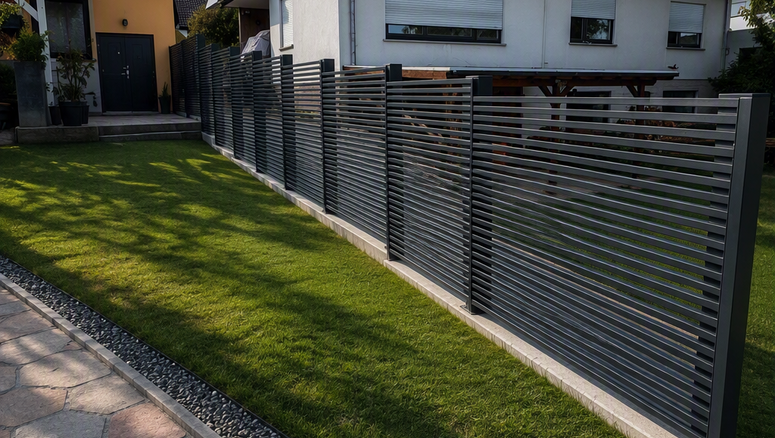 Aluminium Sichtschutz aus dem 2026 in 97900 Külsheim Deutschland von Zaunteam Westfranken.