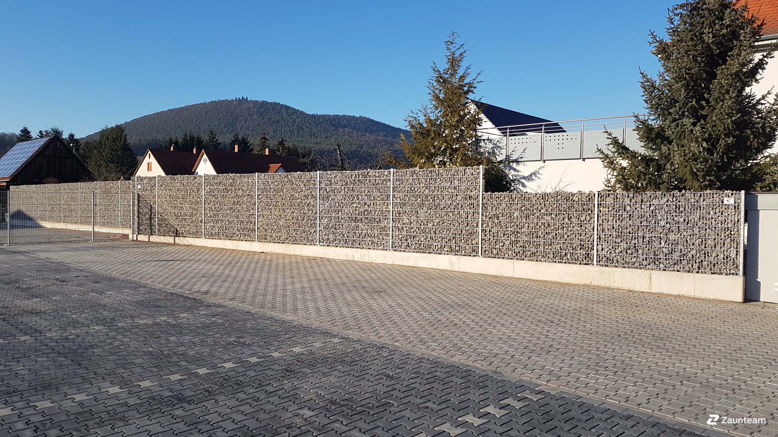 Gabionen Steinkörbe aus dem 2019 in 63897 Miltenberg Deutschland von Zaunteam Westfranken.