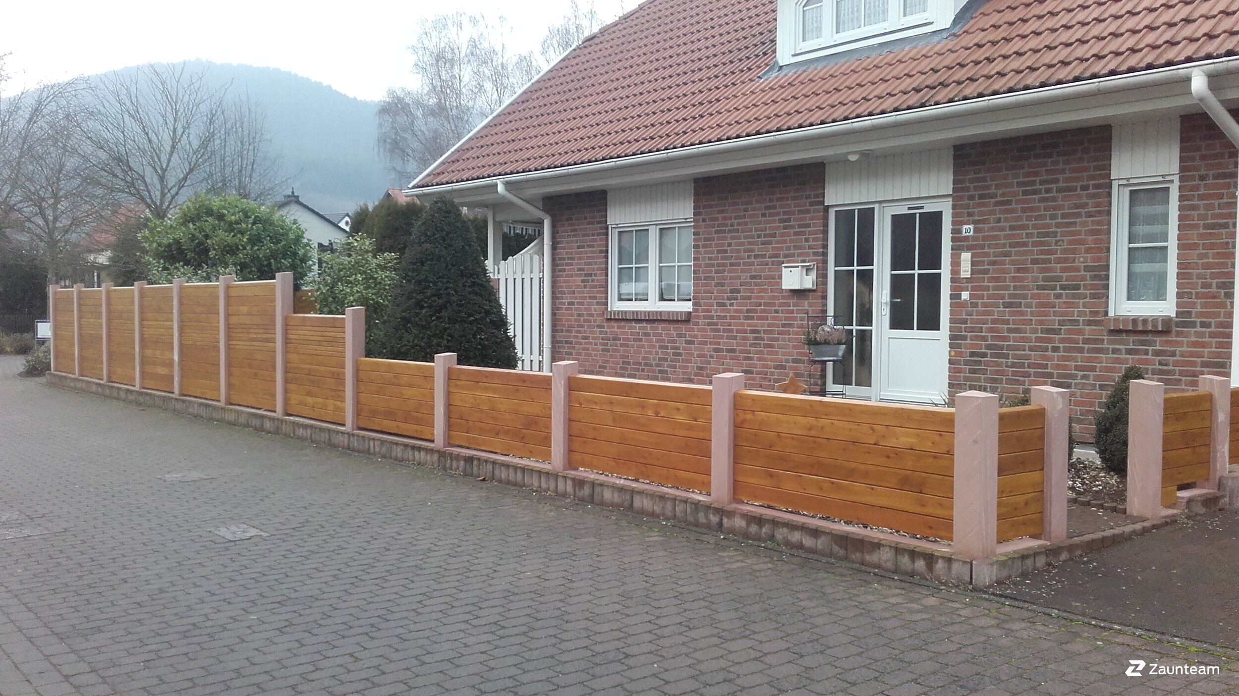 Holz Sichtschutz aus dem 2016 in 09217 Bürgstadt Deutschland von Zaunteam Westfranken.