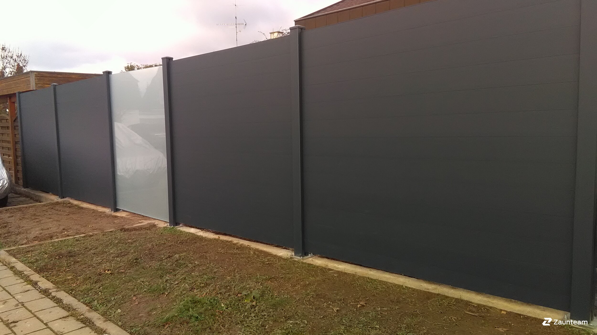 Aluminium Sichtschutz aus dem 2018 in 75428 Illingen Deutschland von Zaunteam Neckar-Enz.
