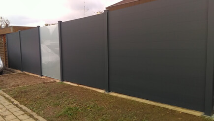 Aluminium Sichtschutz aus dem 2018 in 75428 Illingen Deutschland von Zaunteam Neckar-Enz.