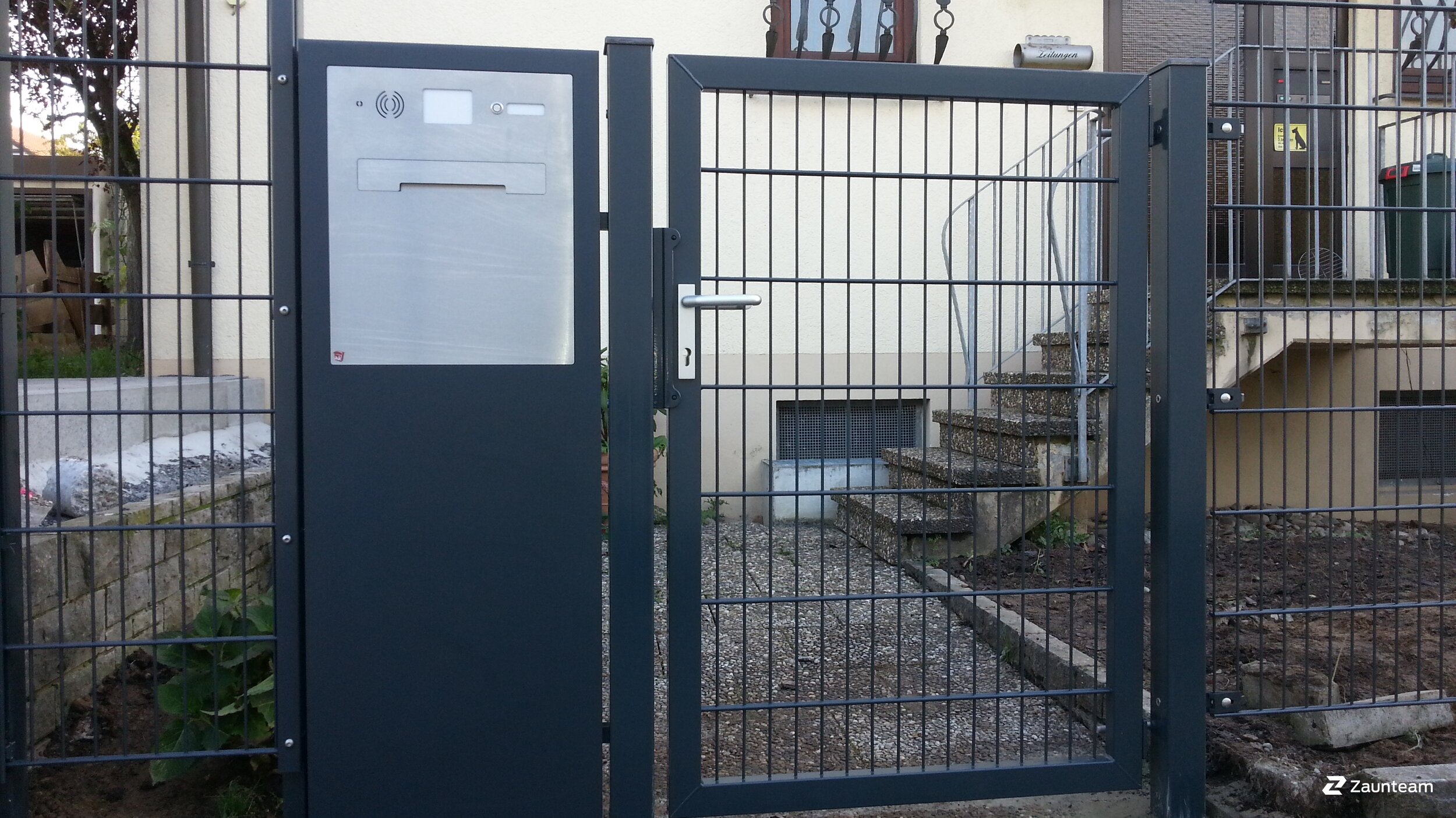 Doppelstabmattenzaun aus dem 2016 in 74076 Heilbronn Deutschland von Zaunteam Neckar-Enz.