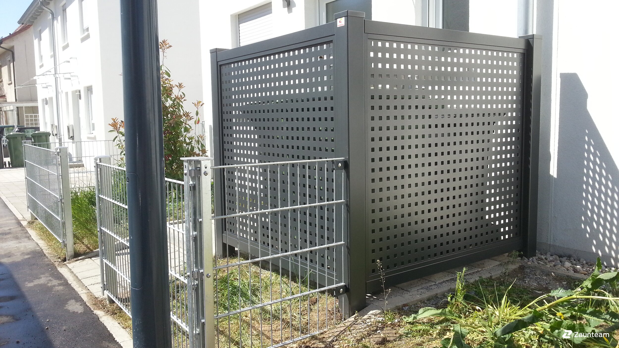 Aluzaun aus dem 2017 in 75417 Mühacker Deutschland von Zaunteam Neckar-Enz.