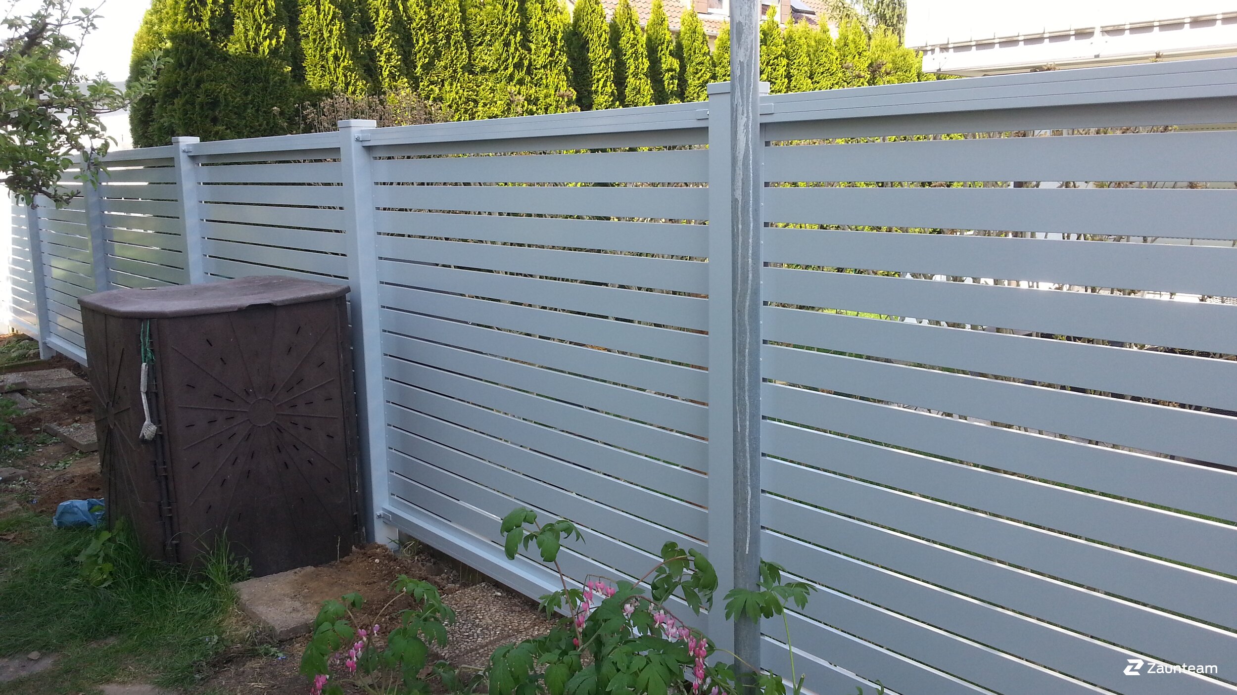 Aluminium Sichtschutz aus dem 2017 in 74321 Bietigheim-Bissingen Deutschland von Zaunteam Neckar-Enz.