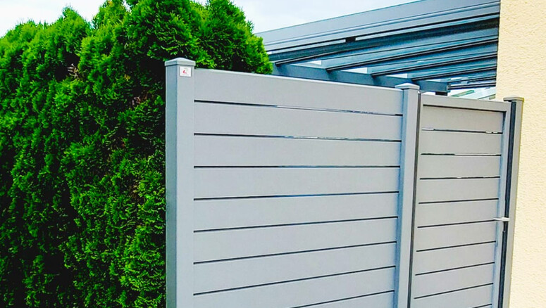 Aluminium Sichtschutz aus dem 2025 in 70825 Korntal-Münchingen Deutschland von Zaunteam Neckar-Enz.