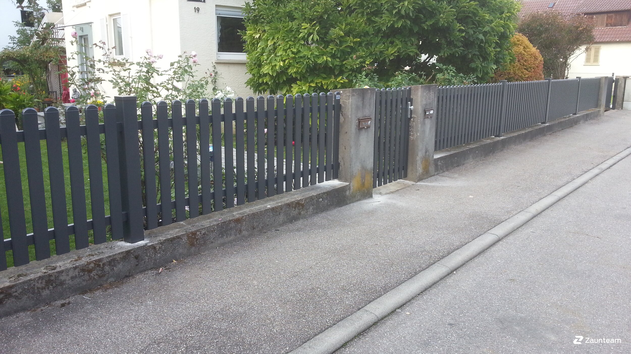 Clôture en aluminium de 2017 à 74321 Bietigheim-Bissingen Allemagne de Zaunteam Neckar-Enz.