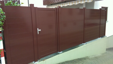 Aluminium Sichtschutz aus dem 2018 in 74343 Sachsenheim Deutschland von Zaunteam Neckar-Enz.