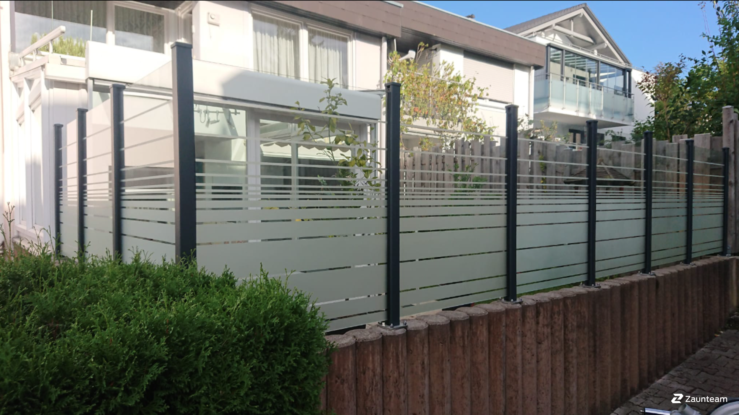 Glas Sichtschutz aus dem 2021 in 71229 Leonberg Deutschland von Zaunteam Pforzheim.