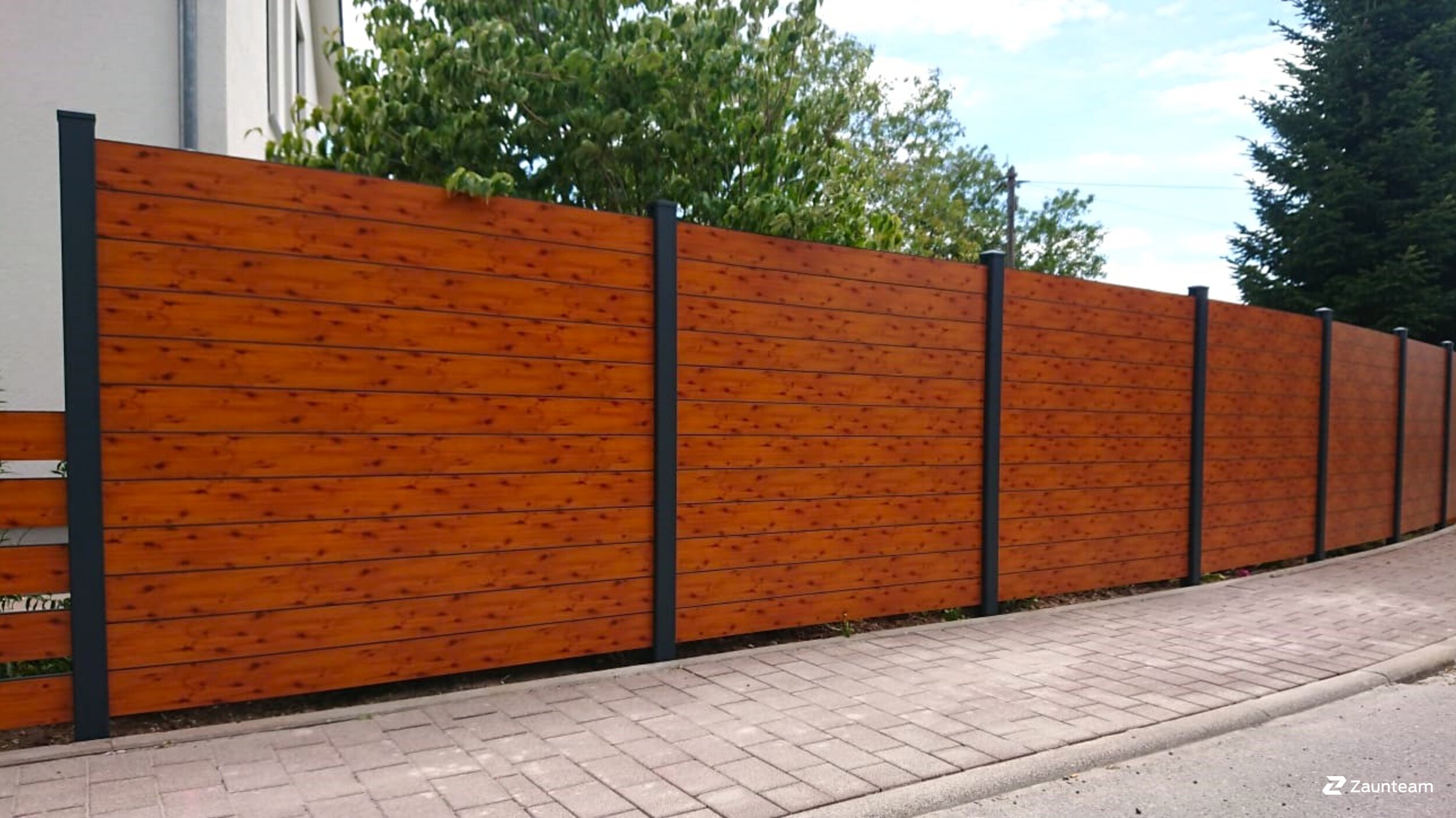 Aluminium Sichtschutz aus dem 2020 in 75323 Bad Wildbad Deutschland von Zaunteam Pforzheim.