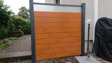 Aluminium Sichtschutz aus dem 2020 in 71287 Weissach Deutschland von Zaunteam Pforzheim.
