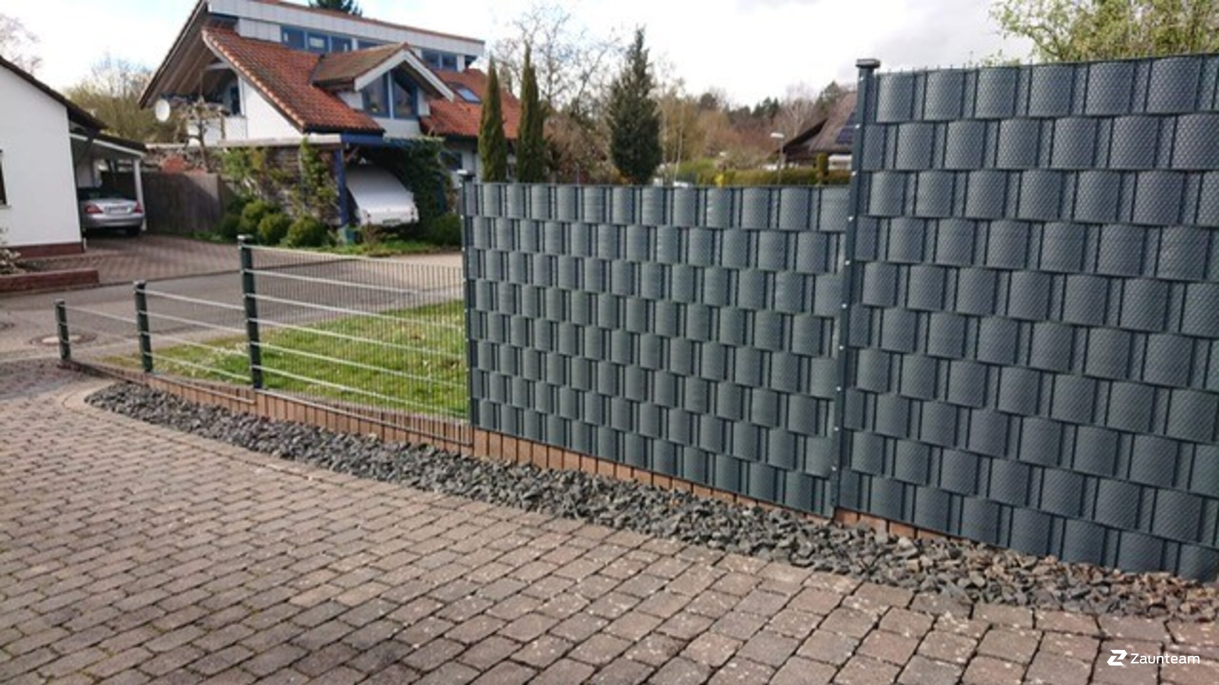 Flecht Sichtschutz aus dem 2024 in 75233 Tiefenbronn Deutschland von Zaunteam Pforzheim.