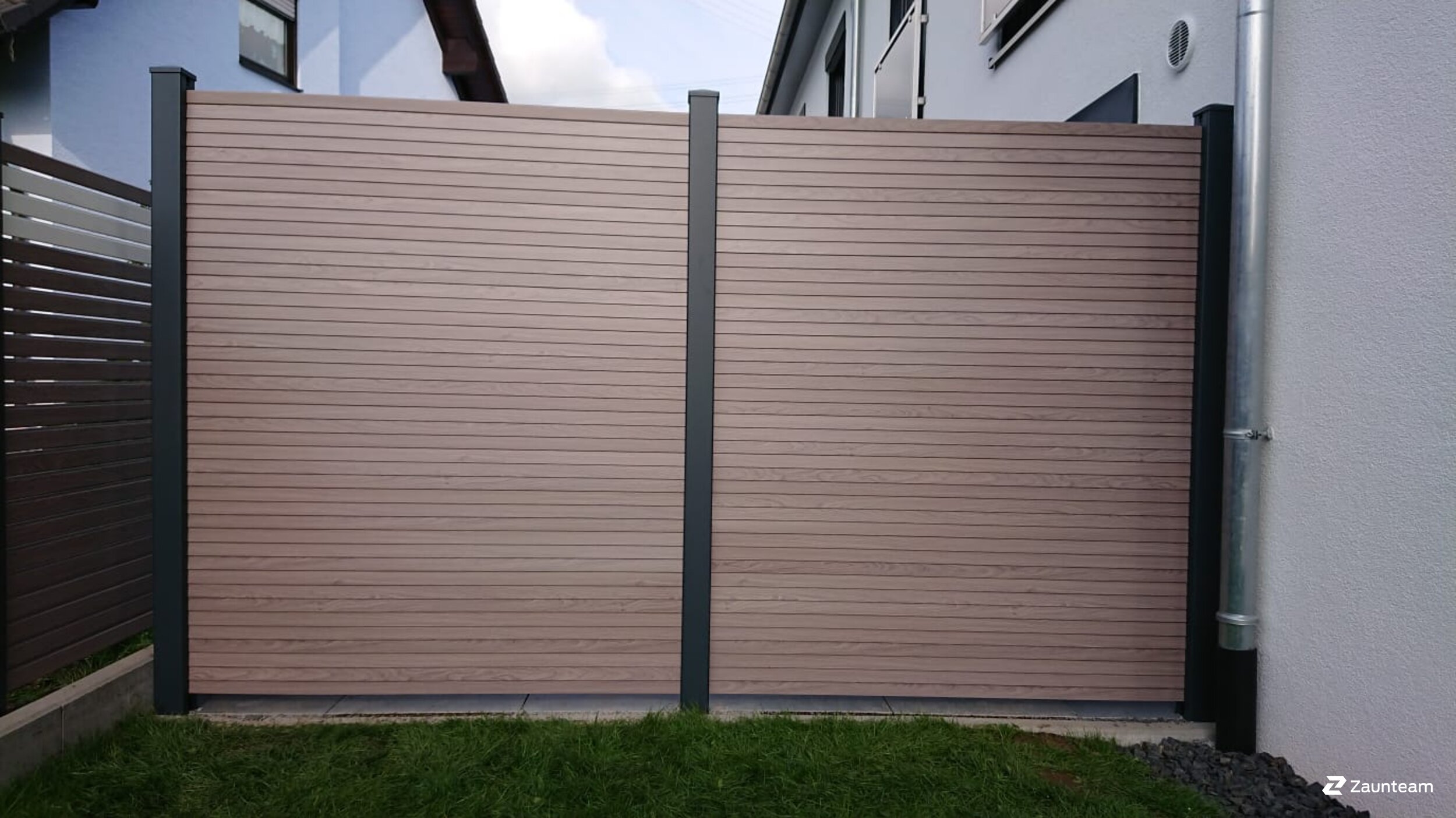 Aluminium Sichtschutz aus dem 2020 in 75446 Wiernsheim Deutschland von Zaunteam Pforzheim.