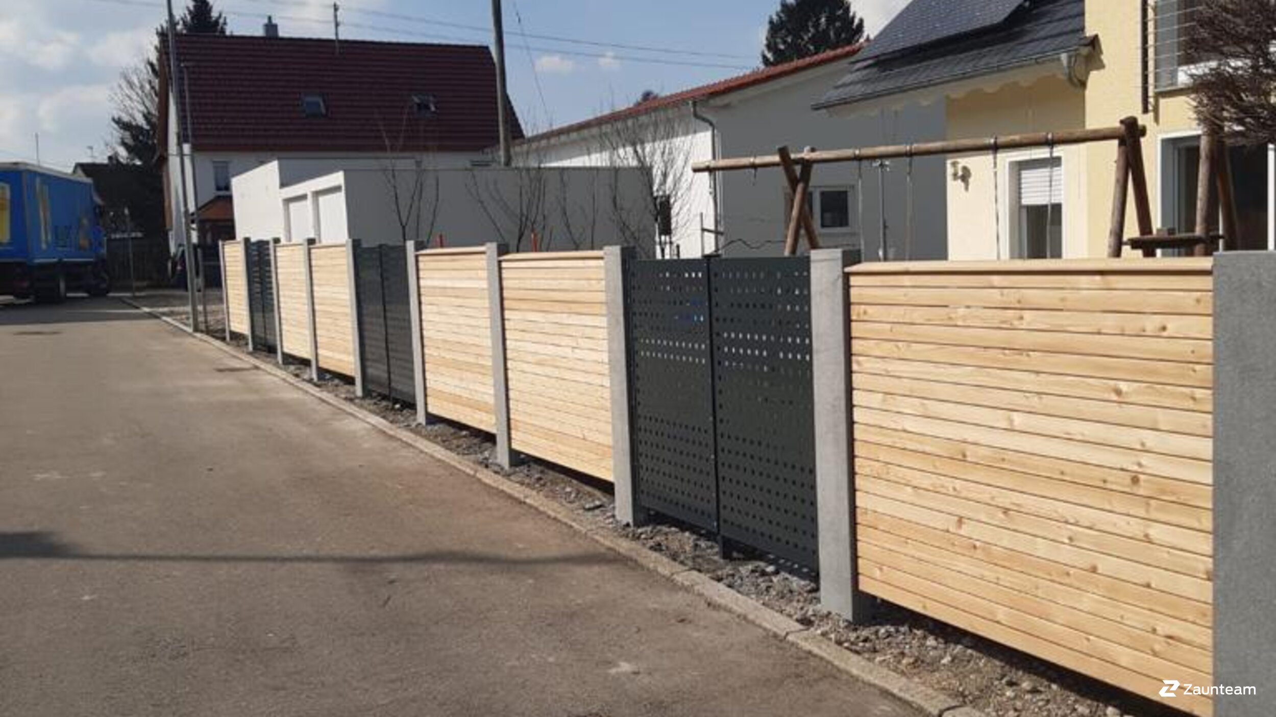 Holz Sichtschutz aus dem 2019 in 72474 Winterlingen Deutschland von Zaunteam Zollernalb.