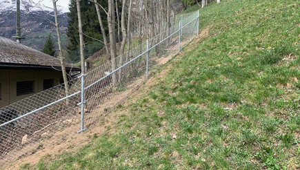 Diagonalgeflecht aus dem 2020 in 3984 Fiesch Schweiz von Zaunteam Wallis / Swissclôture Valais.
