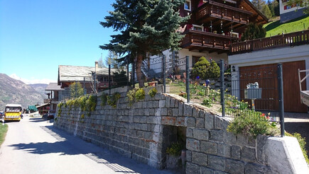 Decorzaun aus dem 2017 in 3924 St. Niklaus Schweiz von Zaunteam Wallis / Swissclôture Valais.