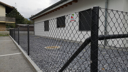 Diagonalgeflecht aus dem 2018 in 3945 Gampel Schweiz von Zaunteam Wallis / Swissclôture Valais.