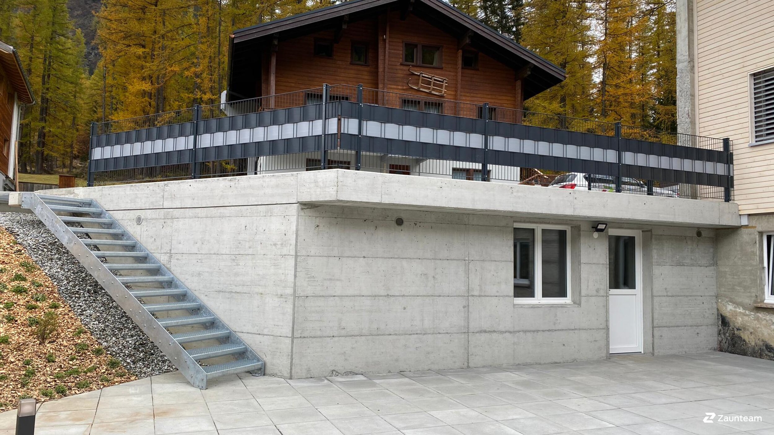 Flecht Sichtschutz aus dem 2020 in 3919 Blatten Schweiz von Zaunteam Wallis / Swissclôture Valais.