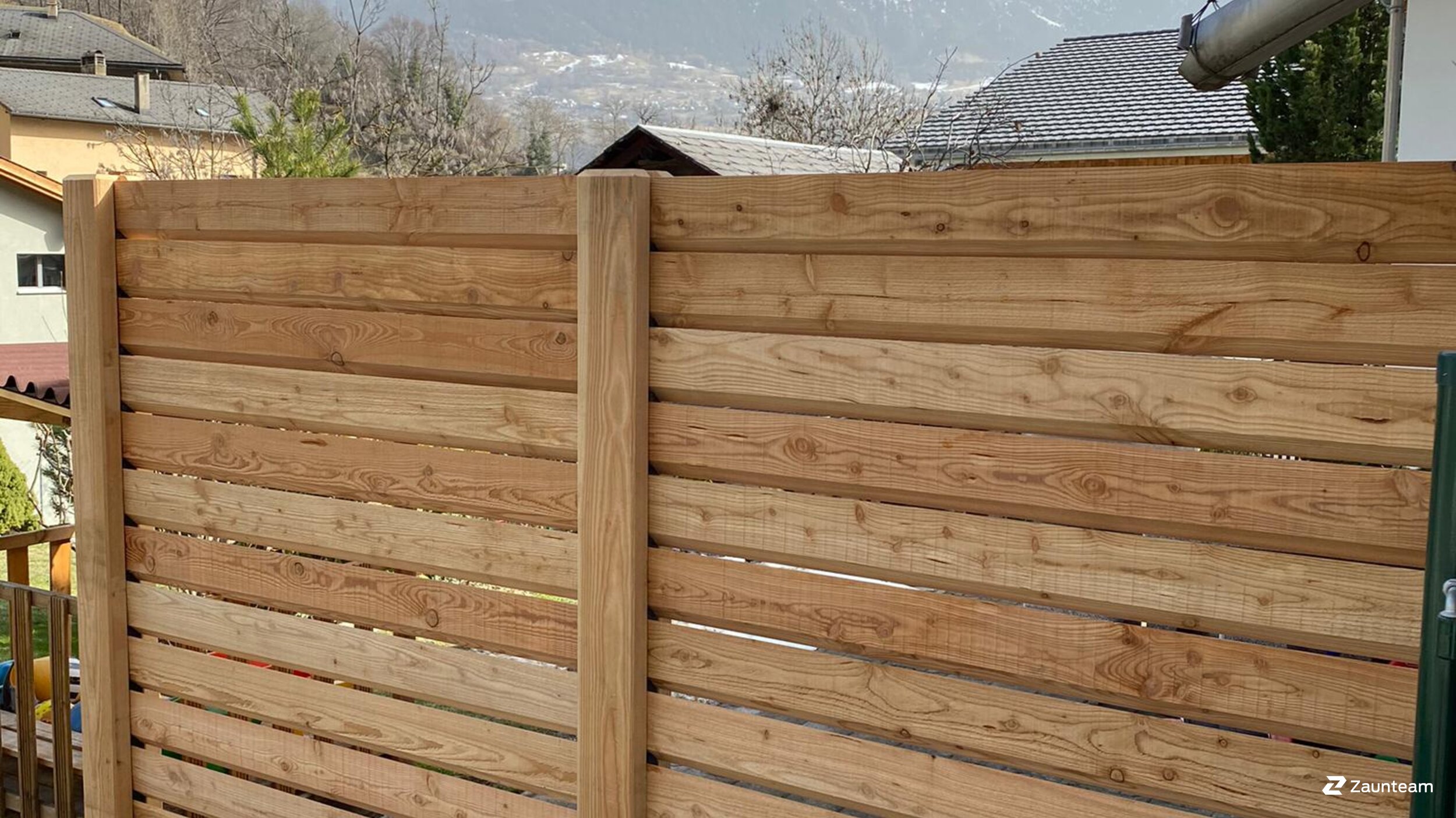 Clôture ranch de 2021 à 3904 Naters Suisse de Zaunteam Wallis / Swissclôture Valais.