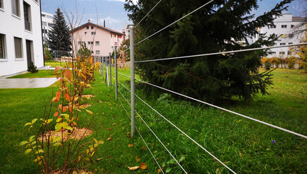 Clôture en fil de 2018 à 3904 Naters Suisse de Zaunteam Wallis / Swissclôture Valais.