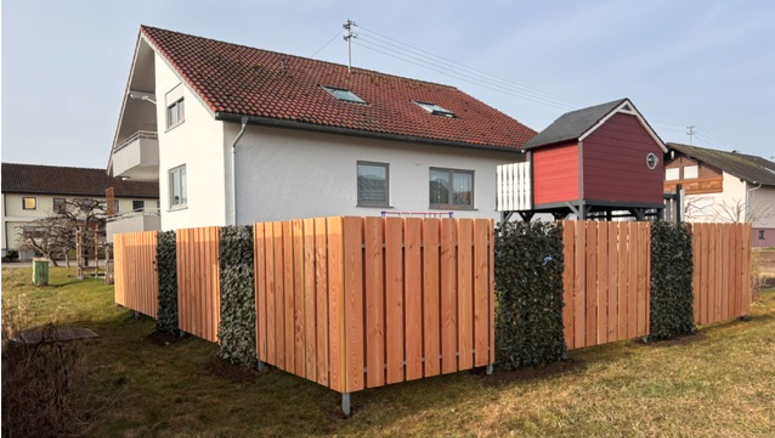 Holz Sichtschutz aus dem 2026 in 72348 Leidringen Deutschland von Zaunteam Lkr. Rottweil.