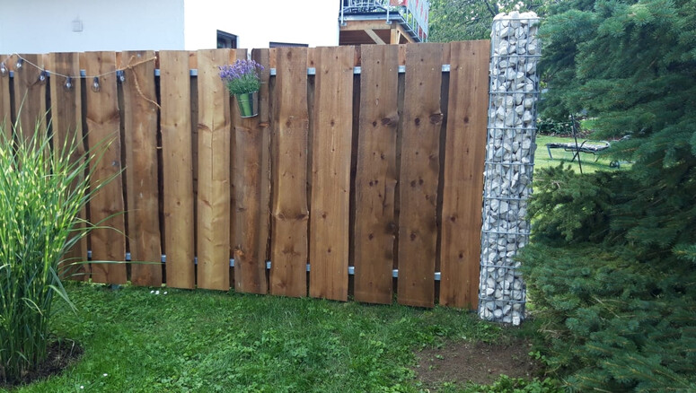 Holz Sichtschutz aus dem 2024 in 72358 Dormettingen Deutschland von Zaunteam Lkr. Rottweil.