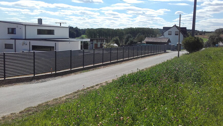 Aluminium Sichtschutz aus dem 2016 in 78532 Tuttlingen Deutschland von Zaunteam Obere Donau-Bodensee.