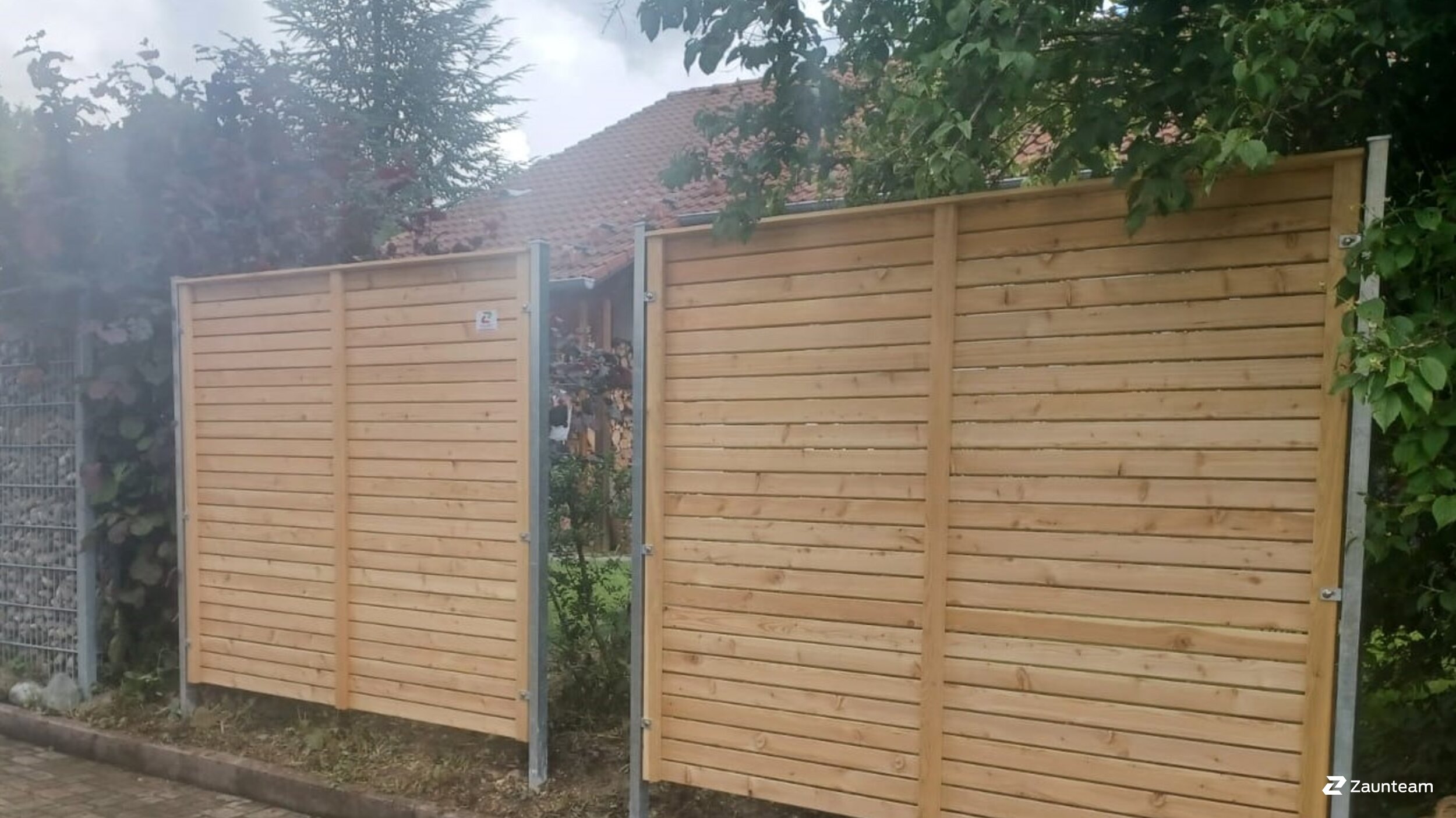 Holz Sichtschutz aus dem 2021 in 78570 Mühlheim an der Donau Deutschland von Zaunteam Obere Donau-Bodensee.