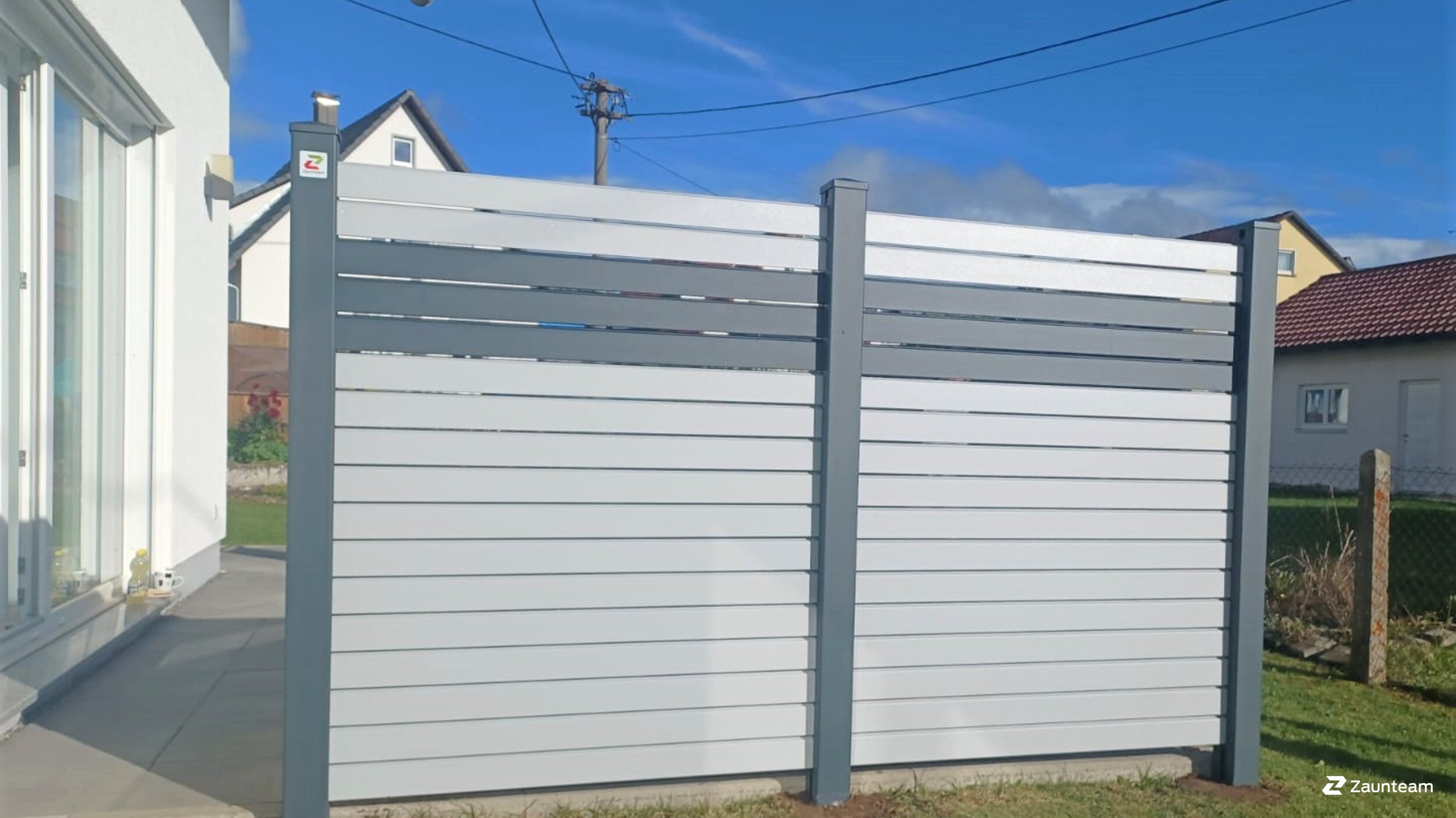 Aluminium Sichtschutz aus dem 2021 in 78532 Tuttlingen Deutschland von Zaunteam Obere Donau-Bodensee.