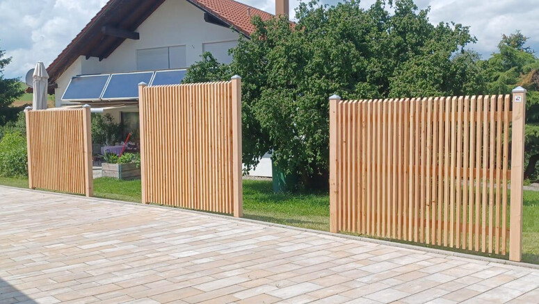 Holz Sichtschutz aus dem 2024 in 78333 Stockach Deutschland von Zaunteam Obere Donau-Bodensee.