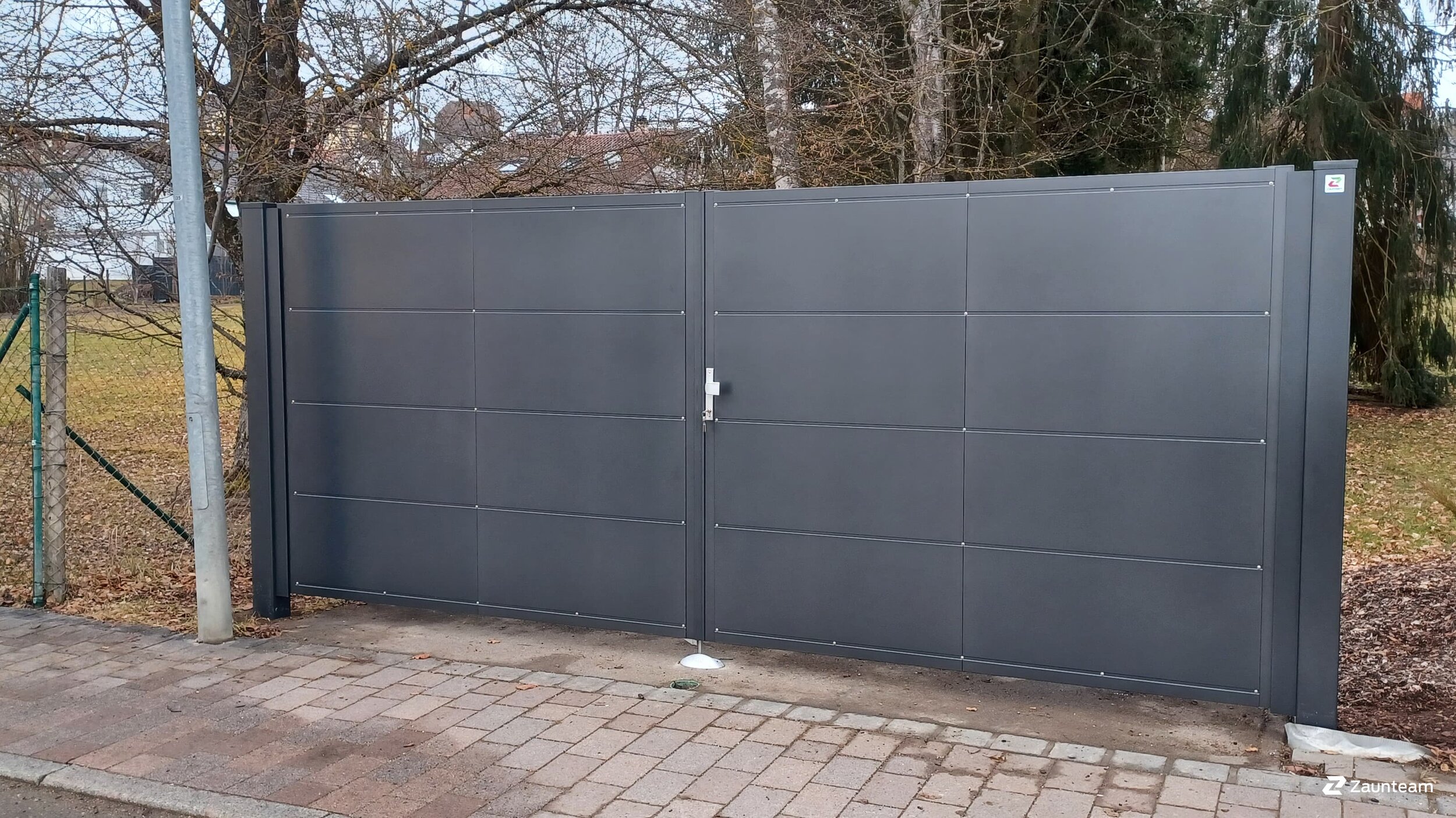 Aluminium Sichtschutz aus dem 2025 in 72477 Schwenningen Deutschland von Zaunteam Obere Donau-Bodensee.