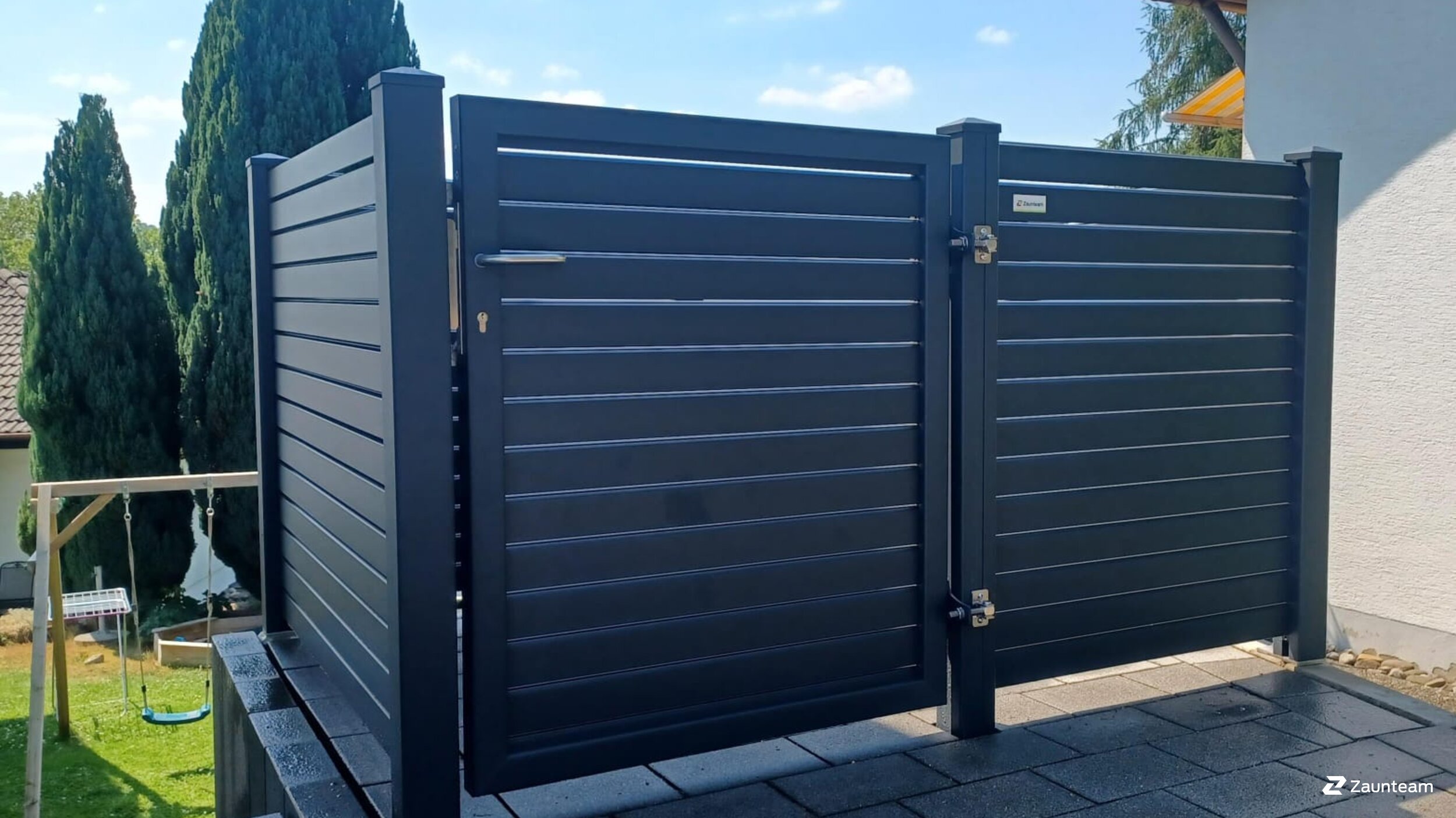 Aluzaun aus dem 2025 in 78333 Stockach Deutschland von Zaunteam Obere Donau-Bodensee.