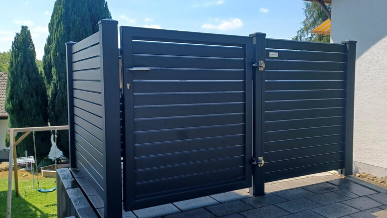 Aluzaun aus dem 2025 in 78333 Stockach Deutschland von Zaunteam Obere Donau-Bodensee.