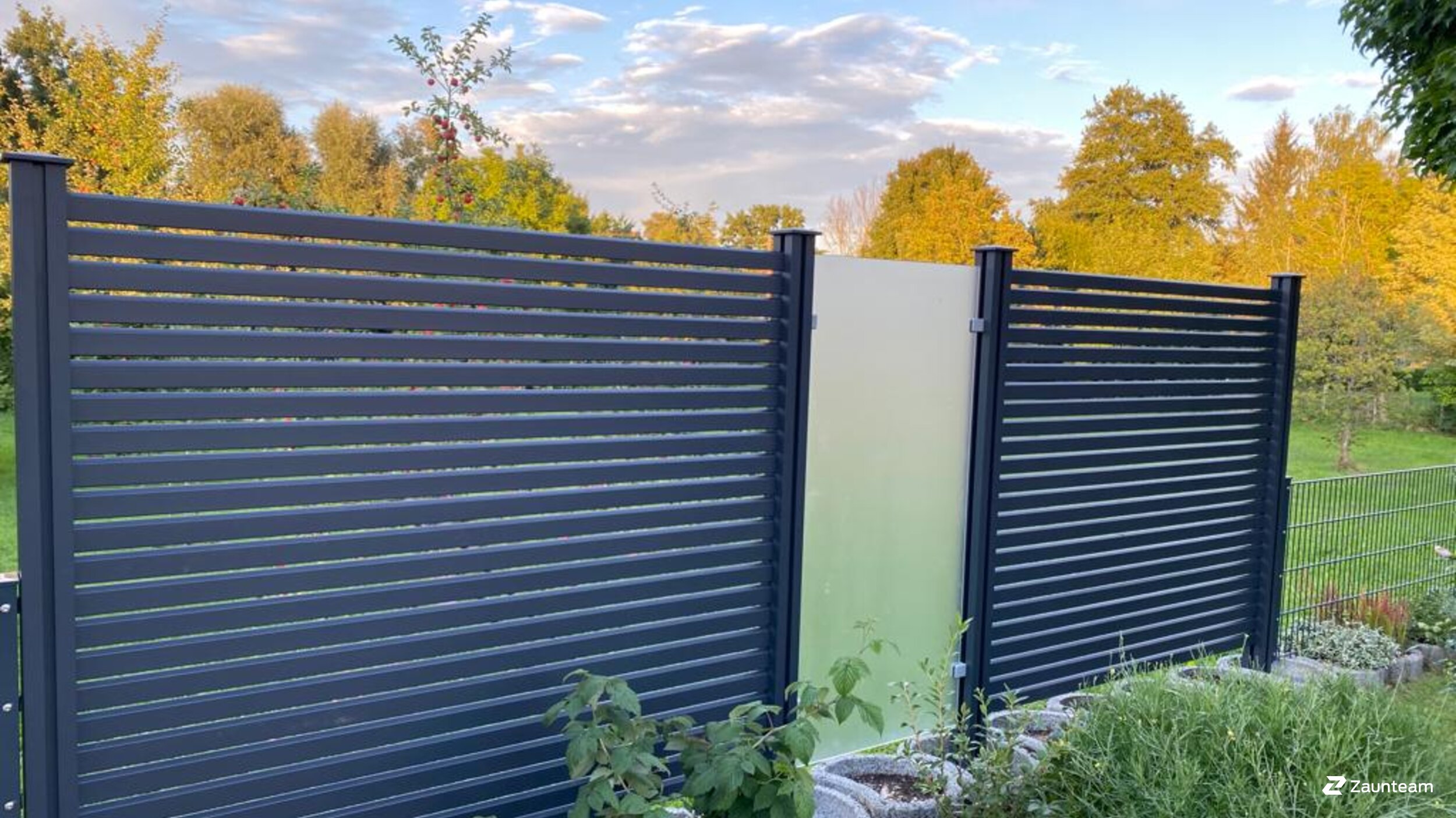 Aluminium Sichtschutz aus dem 2022 in 89155 Erbach  Deutschland von Zaunteam Ulm.