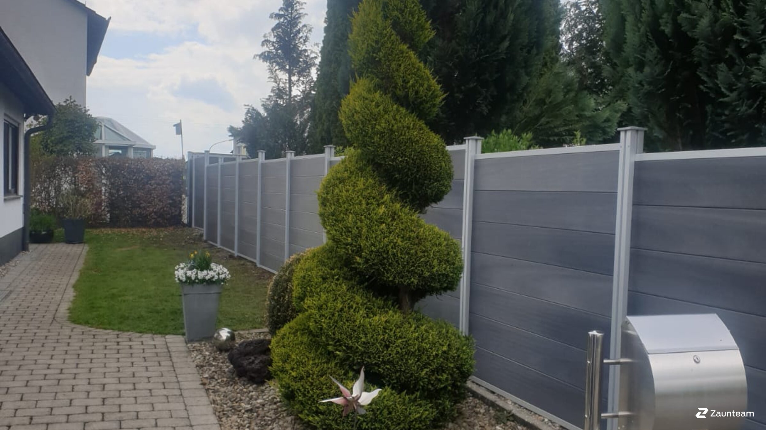 WPC Sichtschutz aus dem 2024 in 89278 Nersingen Deutschland von Zaunteam Ulm.