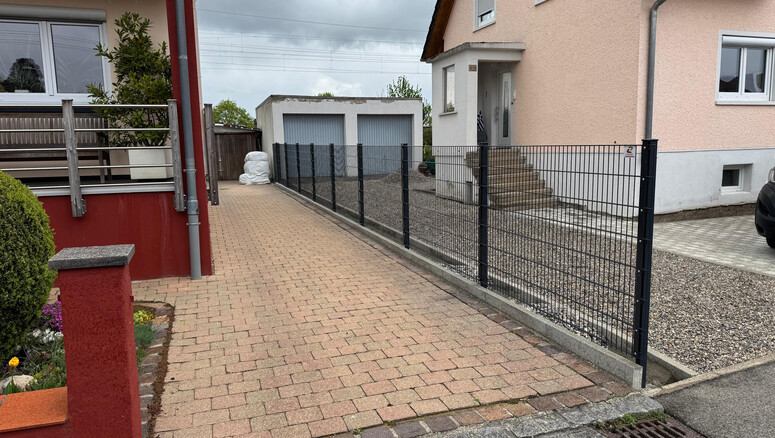 Doppelstabmattenzaun aus dem 2025 in 89155 Erbach Deutschland von Zaunteam Ulm.