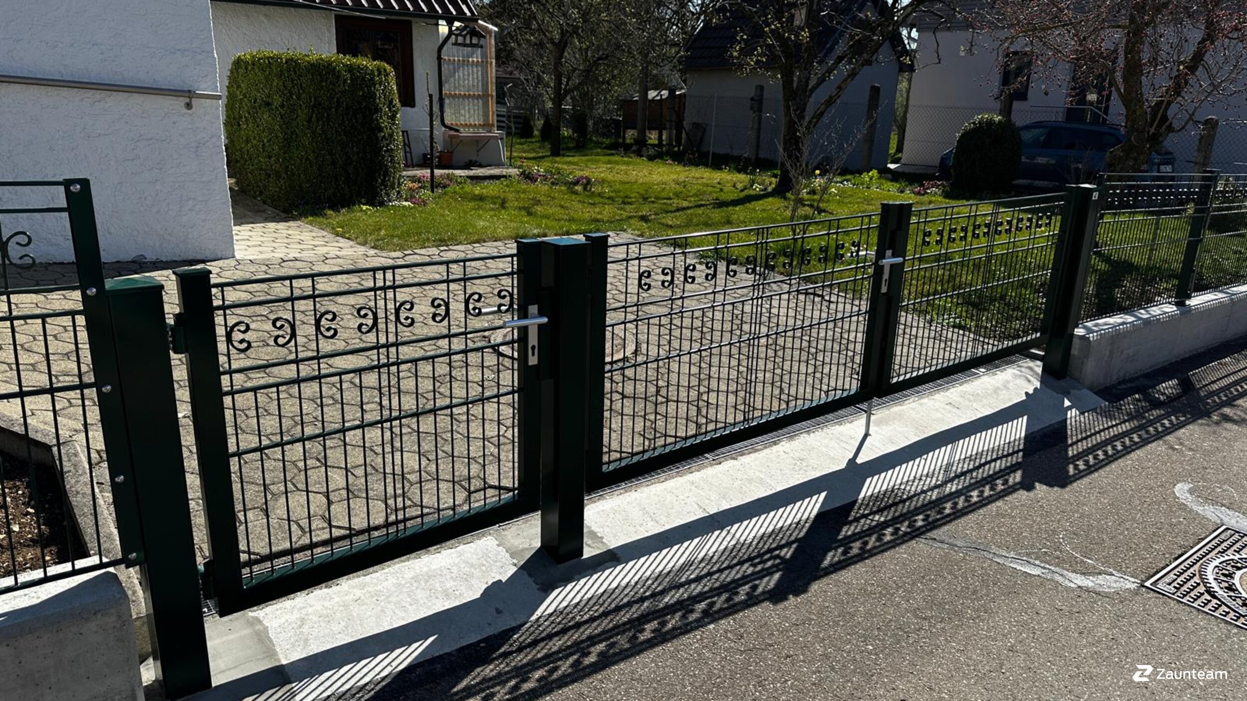 Deko-Doppelstabmattenzaun aus dem 2025 in 89143 Blaubeuren  Deutschland von Zaunteam Ulm.