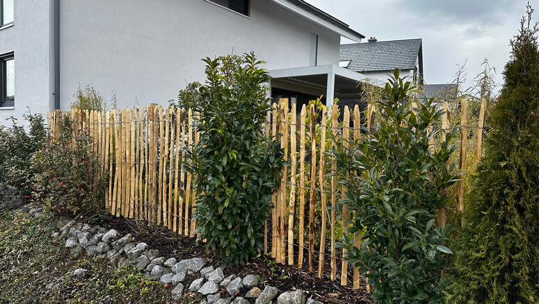 Naturzaun aus dem 2025 in 89129 Langenau Deutschland von Zaunteam Ulm.