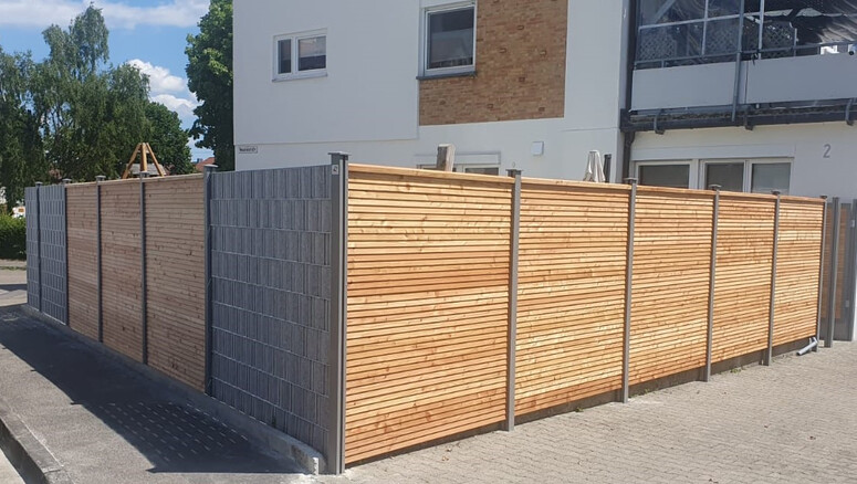 Holz Sichtschutz aus dem 2025 in 89129 Langenau Deutschland von Zaunteam Ulm.