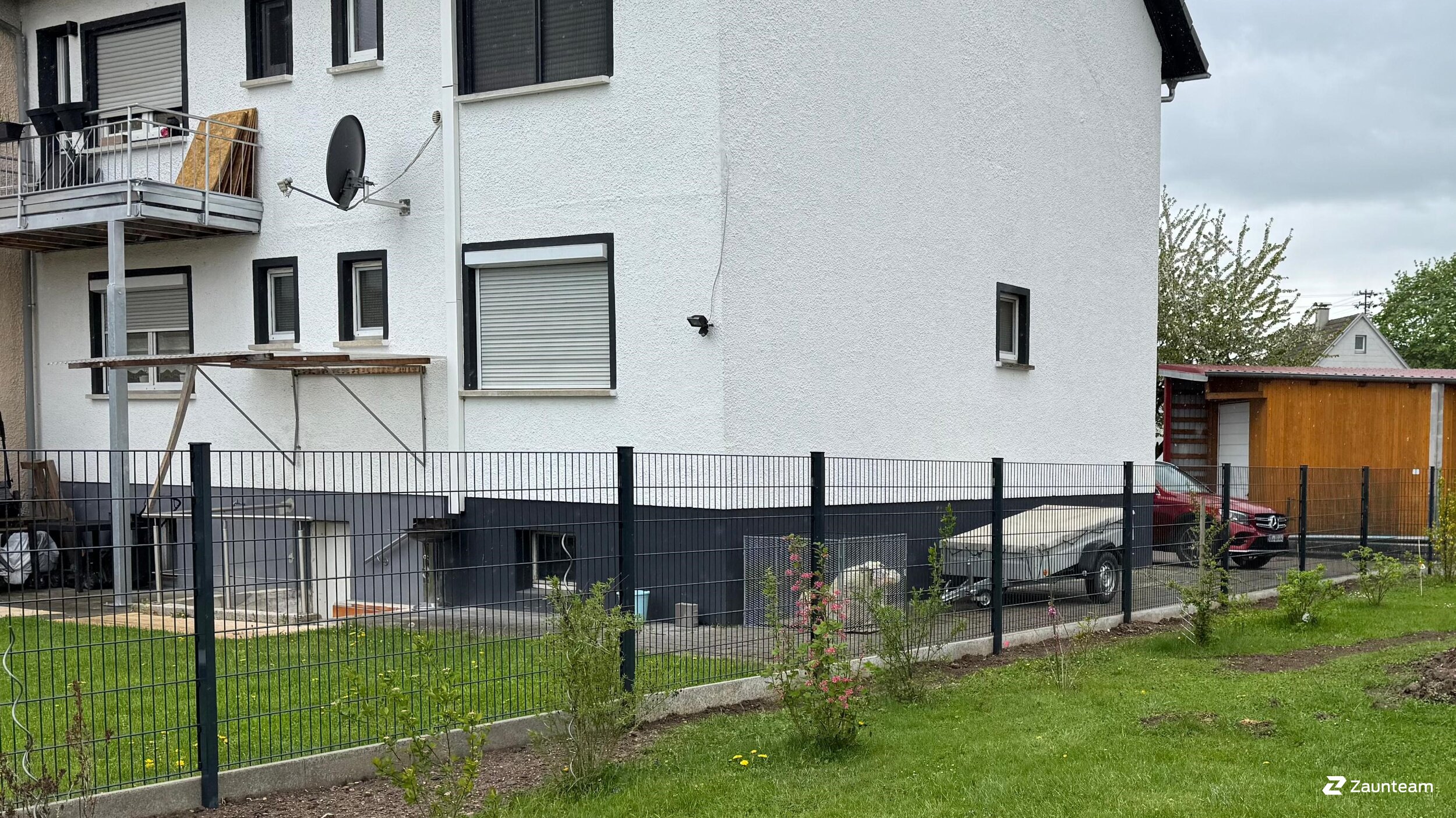 Clôture en panneau double fil de 2025 à 89155 Erbach Allemagne de Zaunteam Ulm.