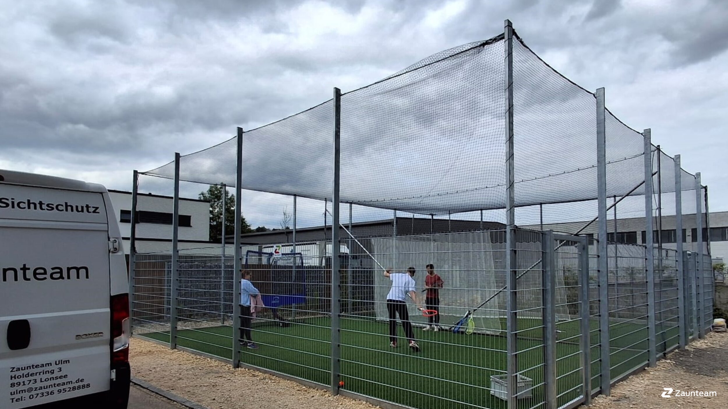 Ballfangzaun aus dem 2025 in 89134 Blaustein  Deutschland von Zaunteam Ulm.