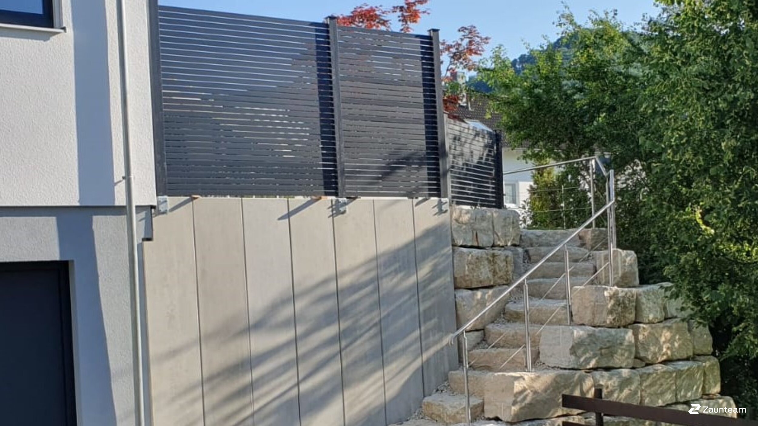 Aluminium Sichtschutz aus dem 2025 in 73337 Bad Überkingen Deutschland von Zaunteam Ulm.