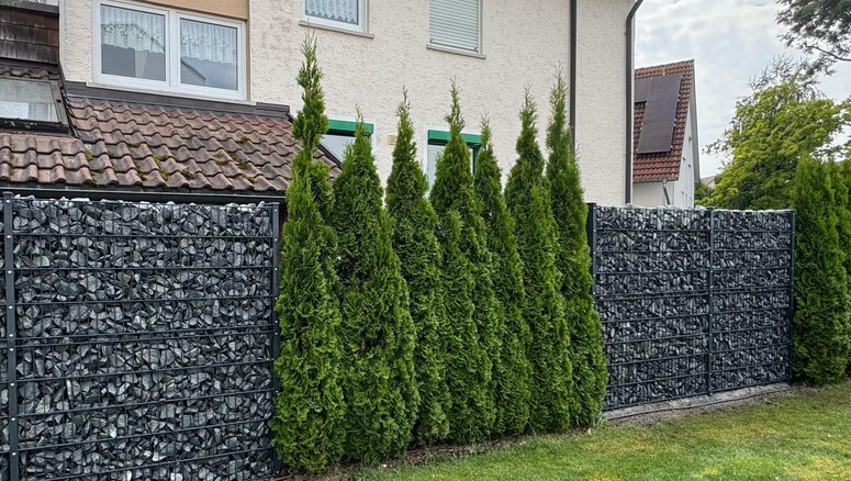 Gabionen Steinkörbe aus dem 2025 in 89233 Neu Ulm Deutschland von Zaunteam Ulm.