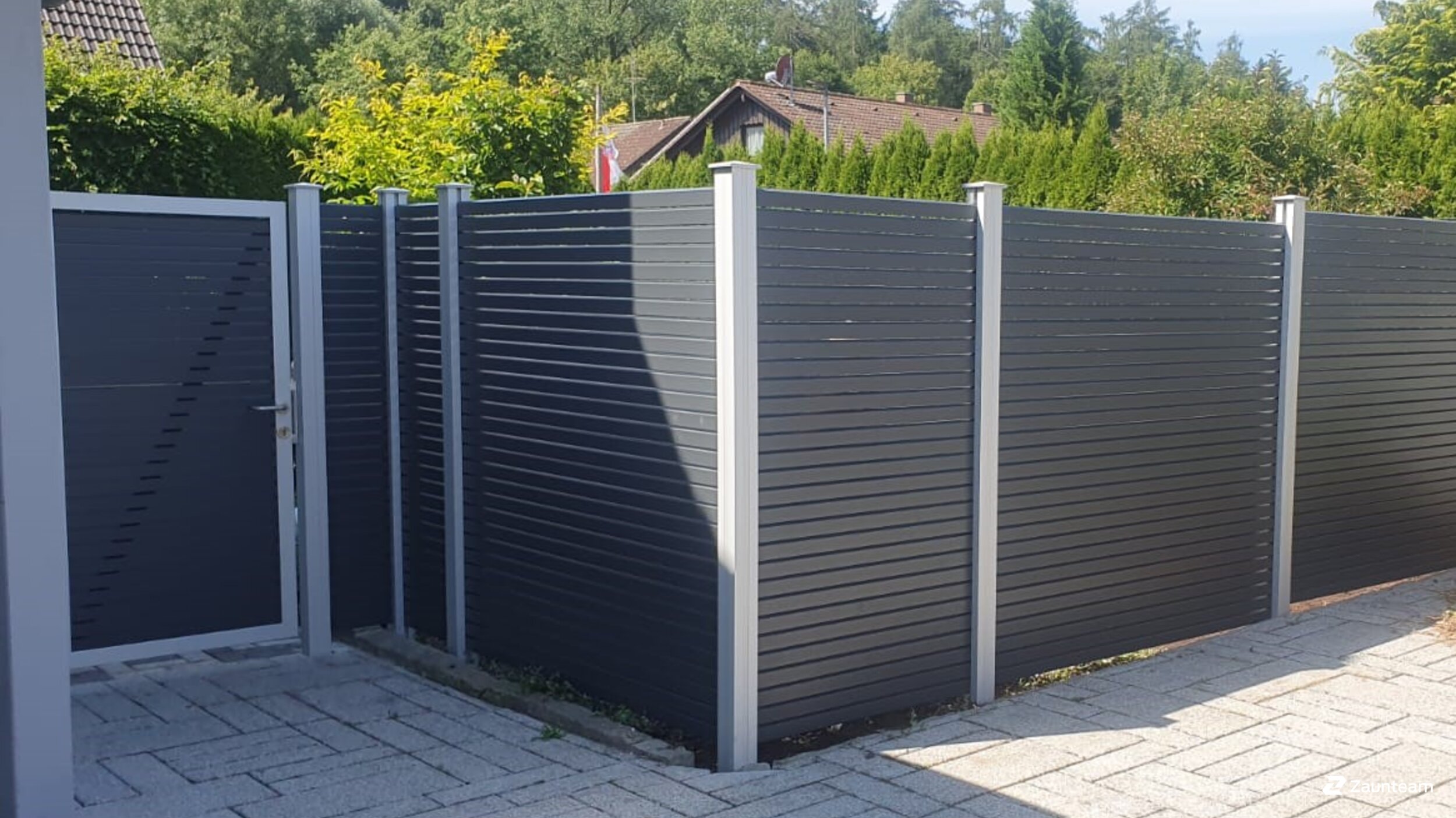 Aluminium Sichtschutz aus dem 2025 in 89168 Niederstotzingen  Deutschland von Zaunteam Ulm.